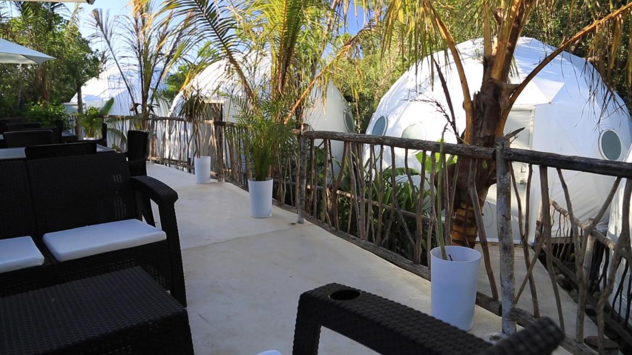Отель Glamping Tulum With Private Mini Pool Экстерьер фото