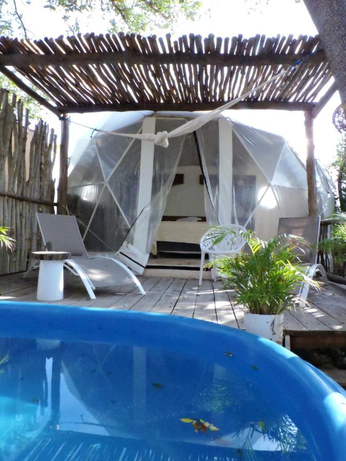 Отель Glamping Tulum With Private Mini Pool Экстерьер фото