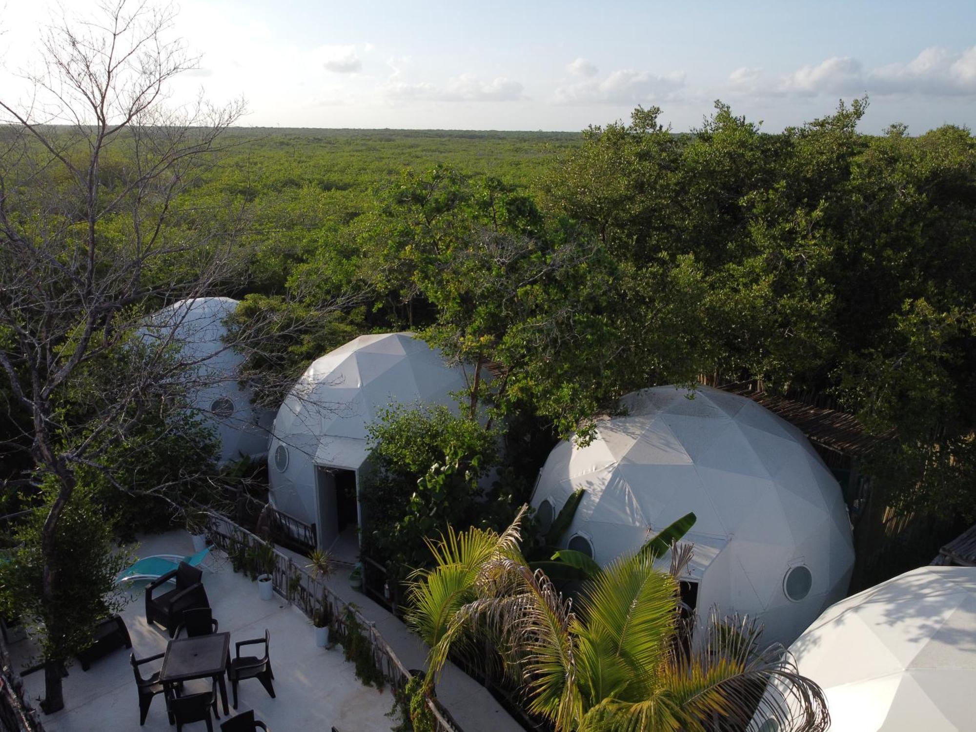 Отель Glamping Tulum With Private Mini Pool Экстерьер фото